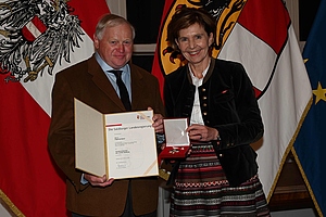 Siegfried Moser (Gasteiner Museum) wurde am 17.10.2023 mit dem Verdienstzeichen des Landes ausgezeichnet